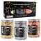 Metallic Foil Schabin Gilding Flakes (3 Pack), Imitation Copper, Silver & Gold 10 Gram Bottles - Metal Leaf Foil Flakes for Resin, Nails, Crafts, Painting, Jewelry, Slime